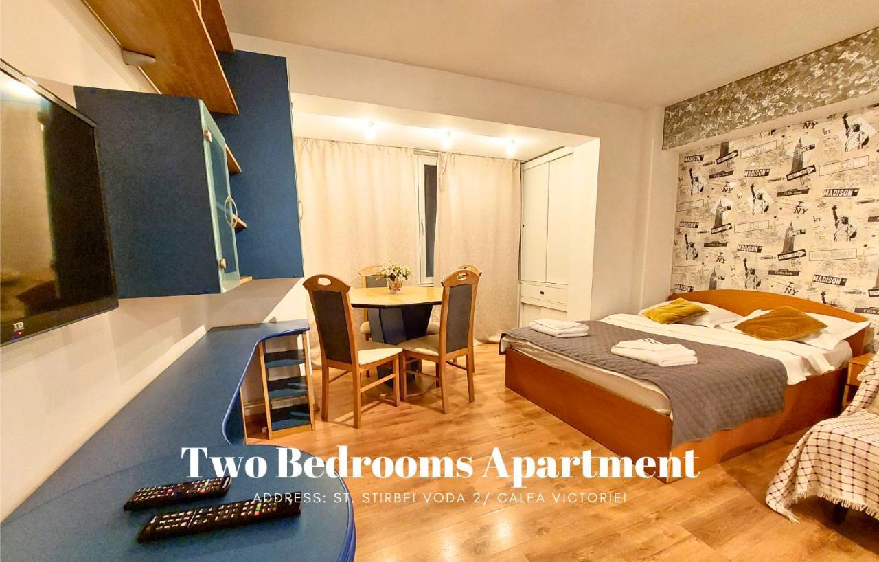 Comfy&Bright 2Bd Family-Friendly Apt Amazing View บูคาเรสต์ ภายนอก รูปภาพ